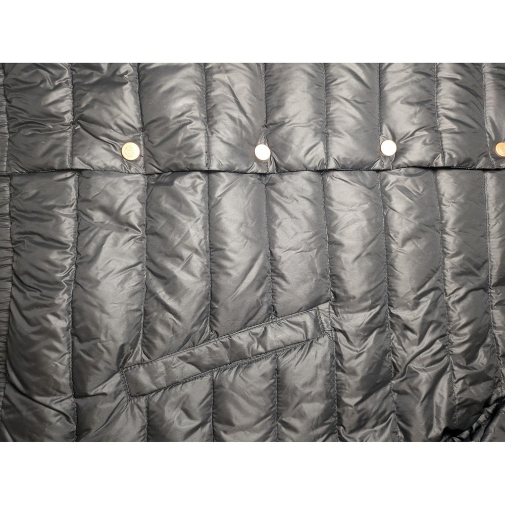Bernardo Primaloft Quilted Puffer Jacket Womens Black XS Hooded Zip Down Coat - Picture 7 of 10